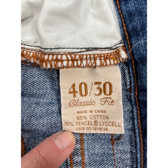 Tommy Bahama Mens Classic Fit Blue Jeans Size 40 SKU 1648 - Picture 5 of 8